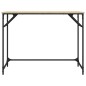 vidaXL Schreibtisch Sonoma-Eiche 100x45x76 cm Holzwerkstoff und Stahl vidaXL Schreibtisch Sonoma-Eiche 100x45x76 cm Holzwerkstoff und Stahl