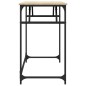 vidaXL Schreibtisch Sonoma-Eiche 100x45x76 cm Holzwerkstoff und Stahl vidaXL Schreibtisch Sonoma-Eiche 100x45x76 cm Holzwerkstoff und Stahl