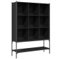 vidaXL Bücherregal Schwarz 102x30x141,5 cm Holzwerkstoff vidaXL Bücherregal Schwarz 102x30x141,5 cm Holzwerkstoff