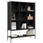 vidaXL Bücherregal Schwarz 102x30x141,5 cm Holzwerkstoff vidaXL Bücherregal Schwarz 102x30x141,5 cm Holzwerkstoff