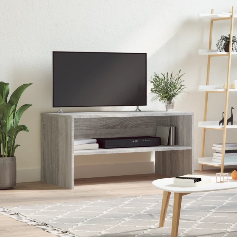 vidaXL TV-Schrank Grau Sonoma 80x40x40 cm Holzwerkstoff vidaXL TV-Schrank Grau Sonoma 80x40x40 cm Holzwerkstoff