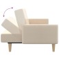 vidaXL Schlafsofa 2-Sitzer Creme Stoff vidaXL Schlafsofa 2-Sitzer Creme Stoff