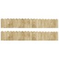 vidaXL Beeteinfassungen 2 Stk. 120 cm Imprägniertes Kiefernholz vidaXL Beeteinfassungen 2 Stk. 120 cm Imprägniertes Kiefernholz