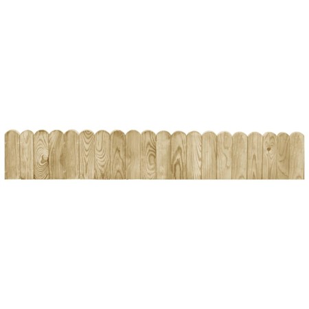 vidaXL Beeteinfassungen 2 Stk. 120 cm Imprägniertes Kiefernholz