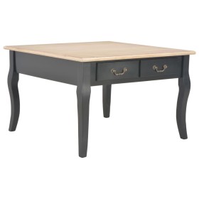 vidaXL Couchtisch Schwarz 80 x 80 x 50 cm Holz