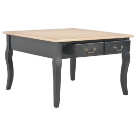 vidaXL Couchtisch Schwarz 80 x 80 x 50 cm Holz