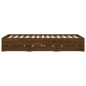vidaXL Bettgestell mit Schubladen Braun Eichen-Optik 140x190 cm vidaXL Bettgestell mit Schubladen Braun Eichen-Optik 140x190 cm