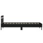 vidaXL Bettgestell mit Kopfteil und LED-Leuchten Schwarz 90x190 cm vidaXL Bettgestell mit Kopfteil und LED-Leuchten Schwarz 90x190 cm