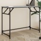 vidaXL Schreibtisch Grau Sonoma 100x45x76 cm Holzwerkstoff und Stahl vidaXL Schreibtisch Grau Sonoma 100x45x76 cm Holzwerkstoff und Stahl