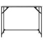 vidaXL Schreibtisch Grau Sonoma 100x45x76 cm Holzwerkstoff und Stahl vidaXL Schreibtisch Grau Sonoma 100x45x76 cm Holzwerkstoff und Stahl