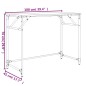 vidaXL Schreibtisch Grau Sonoma 100x45x76 cm Holzwerkstoff und Stahl vidaXL Schreibtisch Grau Sonoma 100x45x76 cm Holzwerkstoff und Stahl