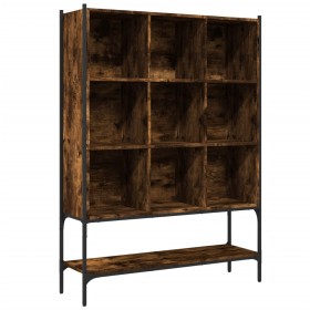 vidaXL Bücherregal Räuchereiche 102x30x141,5 cm Holzwerkstoff