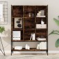 vidaXL Bücherregal Räuchereiche 102x30x141,5 cm Holzwerkstoff vidaXL Bücherregal Räuchereiche 102x30x141,5 cm Holzwerkstoff