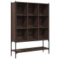 vidaXL Bücherregal Braun Eichen-Optik 102x30x141,5 cm Holzwerkstoff vidaXL Bücherregal Braun Eichen-Optik 102x30x141,5 cm Holzwerkstoff
