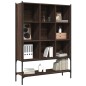 vidaXL Bücherregal Braun Eichen-Optik 102x30x141,5 cm Holzwerkstoff vidaXL Bücherregal Braun Eichen-Optik 102x30x141,5 cm Holzwerkstoff