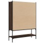 vidaXL Bücherregal Braun Eichen-Optik 102x30x141,5 cm Holzwerkstoff vidaXL Bücherregal Braun Eichen-Optik 102x30x141,5 cm Holzwerkstoff