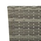 vidaXL Gartenbank mit Kissen Grau 176 cm Poly Rattan vidaXL Gartenbank mit Kissen Grau 176 cm Poly Rattan