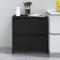 vidaXL Sideboard Schwarz 70x41x75 cm Holzwerkstoff vidaXL Sideboard Schwarz 70x41x75 cm Holzwerkstoff
