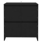 vidaXL Sideboard Schwarz 70x41x75 cm Holzwerkstoff vidaXL Sideboard Schwarz 70x41x75 cm Holzwerkstoff