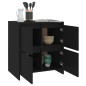 vidaXL Sideboard Schwarz 70x41x75 cm Holzwerkstoff vidaXL Sideboard Schwarz 70x41x75 cm Holzwerkstoff