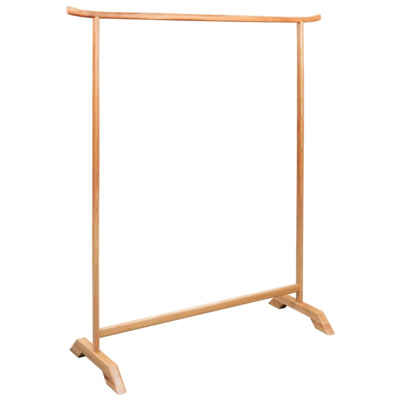 vidaXL Kleiderständer 125 x 150 cm Massivholz Eiche vidaXL Kleiderständer 125 x 150 cm Massivholz Eiche