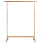 vidaXL Kleiderständer 125 x 150 cm Massivholz Eiche vidaXL Kleiderständer 125 x 150 cm Massivholz Eiche