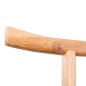 vidaXL Kleiderständer 125 x 150 cm Massivholz Eiche vidaXL Kleiderständer 125 x 150 cm Massivholz Eiche