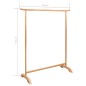 vidaXL Kleiderständer 125 x 150 cm Massivholz Eiche vidaXL Kleiderständer 125 x 150 cm Massivholz Eiche