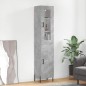 Highboard Betongrau 34,5x34x180 cm Holzwerkstoff Highboard Betongrau 34,5x34x180 cm Holzwerkstoff