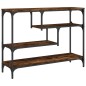 vidaXL Konsolentisch Räuchereiche 100x30x75 cm Holzwerkstoff vidaXL Konsolentisch Räuchereiche 100x30x75 cm Holzwerkstoff