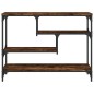 vidaXL Konsolentisch Räuchereiche 100x30x75 cm Holzwerkstoff vidaXL Konsolentisch Räuchereiche 100x30x75 cm Holzwerkstoff