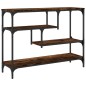 vidaXL Konsolentisch Räuchereiche 100x30x75 cm Holzwerkstoff vidaXL Konsolentisch Räuchereiche 100x30x75 cm Holzwerkstoff