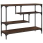 vidaXL Konsolentisch Braun Eichen-Optik 100x30x75 cm Holzwerkstoff vidaXL Konsolentisch Braun Eichen-Optik 100x30x75 cm Holzwerkstoff