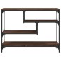 vidaXL Konsolentisch Braun Eichen-Optik 100x30x75 cm Holzwerkstoff vidaXL Konsolentisch Braun Eichen-Optik 100x30x75 cm Holzwerkstoff