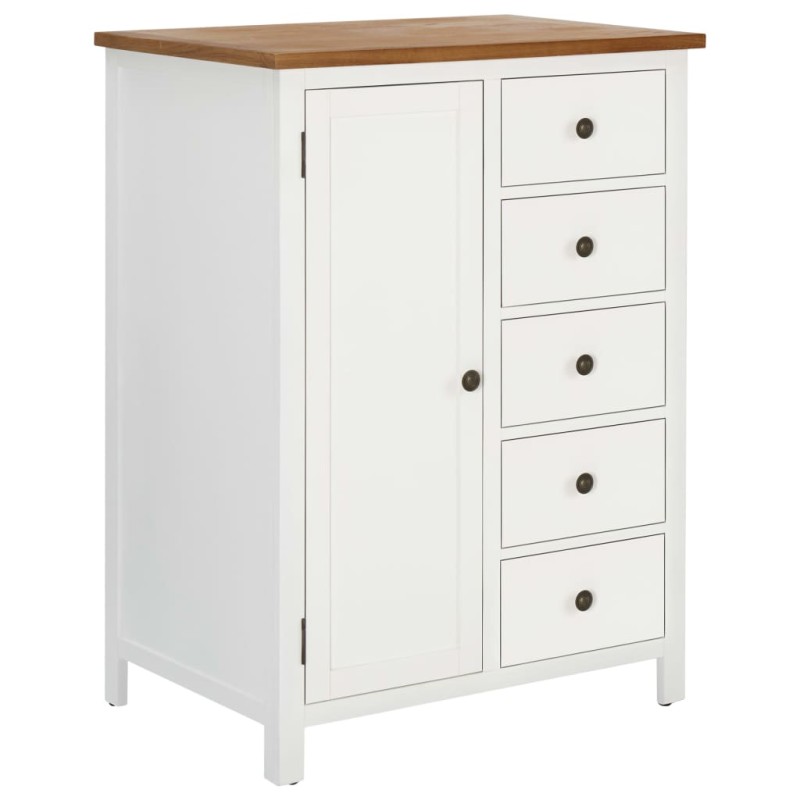vidaXL Kleiderschrank 76x52x105 cm Eiche Massivholz vidaXL Kleiderschrank 76x52x105 cm Eiche Massivholz