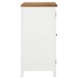 vidaXL Kleiderschrank 76x52x105 cm Eiche Massivholz vidaXL Kleiderschrank 76x52x105 cm Eiche Massivholz