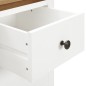 vidaXL Kleiderschrank 76x52x105 cm Eiche Massivholz vidaXL Kleiderschrank 76x52x105 cm Eiche Massivholz