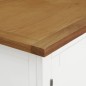 vidaXL Kleiderschrank 76x52x105 cm Eiche Massivholz vidaXL Kleiderschrank 76x52x105 cm Eiche Massivholz