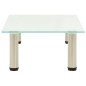 vidaXL TV-Tisch 60x35x17 cm Satiniertes Hartglas vidaXL TV-Tisch 60x35x17 cm Satiniertes Hartglas