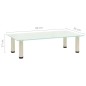vidaXL TV-Tisch 60x35x17 cm Satiniertes Hartglas vidaXL TV-Tisch 60x35x17 cm Satiniertes Hartglas