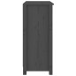 vidaXL Sideboard Grau 70x35x80 cm Massivholz Kiefer vidaXL Sideboard Grau 70x35x80 cm Massivholz Kiefer