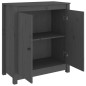 vidaXL Sideboard Grau 70x35x80 cm Massivholz Kiefer vidaXL Sideboard Grau 70x35x80 cm Massivholz Kiefer