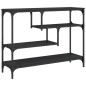 vidaXL Konsolentisch Schwarz 100x30x75 cm Holzwerkstoff vidaXL Konsolentisch Schwarz 100x30x75 cm Holzwerkstoff