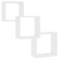 vidaXL Cube Wandregale Weiß 68x15x68 cm Holzwerkstoff vidaXL Cube Wandregale Weiß 68x15x68 cm Holzwerkstoff