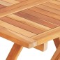 3-tlg. Bistro-Set mit Grauen Kissen Massivholz Teak 3-tlg. Bistro-Set mit Grauen Kissen Massivholz Teak