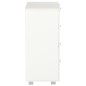 vidaXL Sideboard Hochglanz-Weiß 60x35x80 cm Holzwerkstoff vidaXL Sideboard Hochglanz-Weiß 60x35x80 cm Holzwerkstoff
