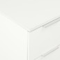 vidaXL Sideboard Hochglanz-Weiß 60x35x80 cm Holzwerkstoff vidaXL Sideboard Hochglanz-Weiß 60x35x80 cm Holzwerkstoff