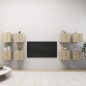 vidaXL TV-Wandschränke 8 Stk. Sonoma-Eiche 30,5x30x30 cm vidaXL TV-Wandschränke 8 Stk. Sonoma-Eiche 30,5x30x30 cm