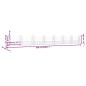 vidaXL Gabionenkorb U-Form mit 8 Säulen Eisen 860x20x100 cm vidaXL Gabionenkorb U-Form mit 8 Säulen Eisen 860x20x100 cm
