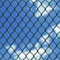 vidaXL Maschendrahtzaun mit Pfosten und Bodenhülsen Stahl 1,0x25 m